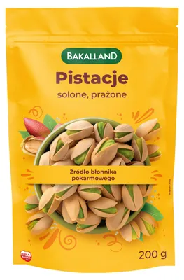 Zdjęcie produktu dla Bakalland Bakalie Pistacje Prażone 200 g