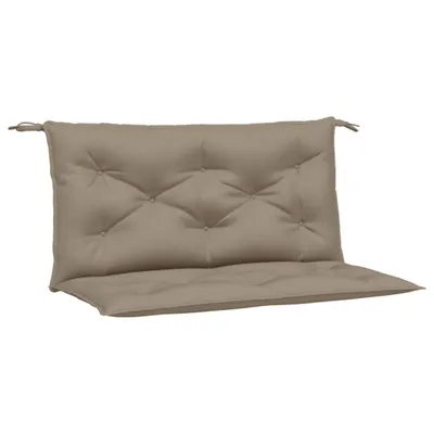 Zdjęcie produktu dla vidaXL Poduszki na ławkę ogrodową 2 szt. Taupe 100x50x7 cm Tkanina Oxford