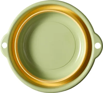 Produktbild von Babywaschbecken, tragbares, faltbares Haushaltswaschbecken aus Kunststoff, Wäsche- und Gemüsewaschbecken, Größe M, Grün