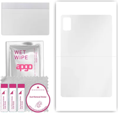 Produktbild von apgo Rückseite Schutzfolie, klar, kompatibel mit Ulefone Tab A8, Hinten Hydrogel-Displayschutzfolie mit Positionierhilfe, kratzfest, einfache Montage