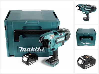 Produktbild von Makita DTR 180 T1J Akku Bewehrungsverbinder 18V Brushless für 0,8mm Bindedraht im Makpac + 1x 5,0Ah Akku - ohne Ladegerät
