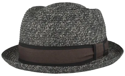 Melierter Strohhut Diamond mit UV-Schutz 50+ von Hut-Breiter in blau