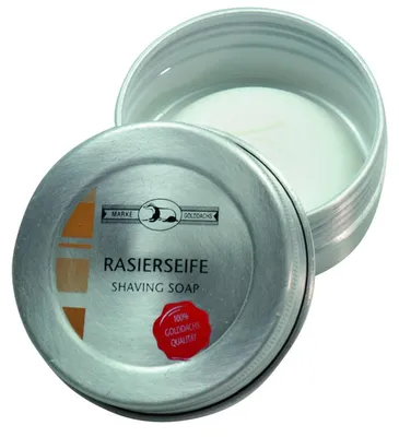 Immagine prodotto di Sapone da barba, classico, in confezione di alluminio, finitura satinata, 60 grammi.