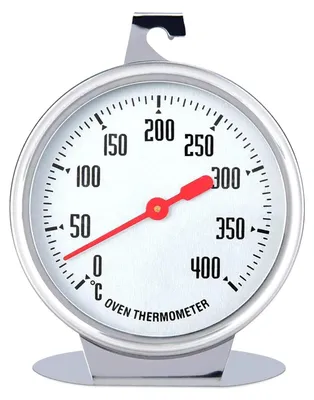 Produktbild von Ofenthermometer 400 Grad, Edelstahl, mechanisch, für präzise Temperaturmessungen