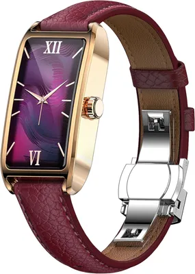 Smartwatch Damen Dünn Fitnesstracker 1.13"AMOLED Fitnessuhr Herzfrequenzmesser Schrittzähler Schlafanalyse Menstruationszyklus Pulsuhr IP68Wasserdicht