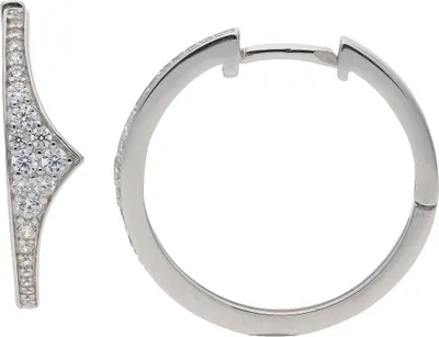 Produktbild von Creolen Silber 925 Zirkonia JL10-06-2971 JuwelmaLux