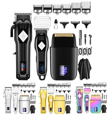 Productafbeelding van INF Professionele tondeuse en baardtrimmerset zwart