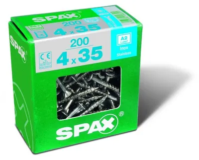 Zdjęcie produktu dla Spax A2 stainless TRX 4x35 XL
