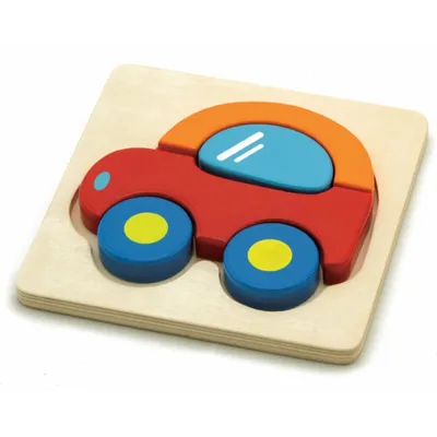 Image de STUDO WOOD Puzzle en bois Voiture 5 pièces