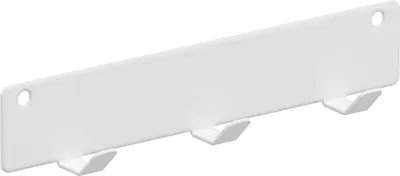 Produktbild von Vauth Sagel VS ADD Hook Hakenleiste 3-fach 216mm seitlich, Stahlblech weiß
