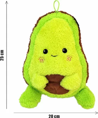 Produktbild von Kleine Plüsch Avocado kawaii - ca. 23 cm