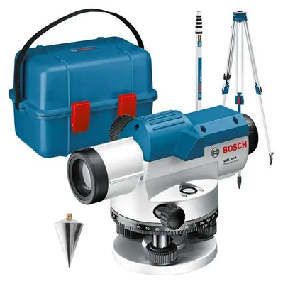 Produktbild von Optisches Nivelliergerät GOL 26 D, mit Baustativ BT160, Messstab GR 500