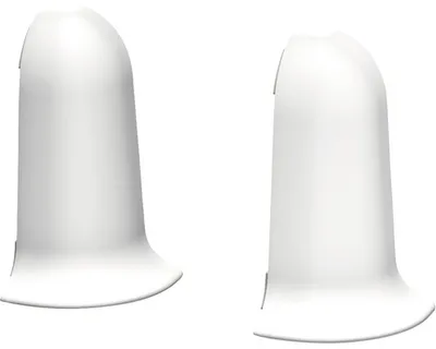 Produktbild von Prinz Außenecken für Kabelkanal-Sockelleiste weiß 60 mm