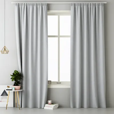 Produktbild von JEMIDI 2x Vorhang blickdicht 140x250cm - 2er Set Gardine mit Kräuselband Universalband - 100% Polyester Schal lang für Wohnzimmer Schlafzimmer -