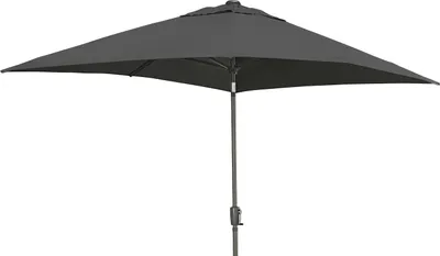 Produktbild von Dehner Sonnenschirm Samos, eckig, 2 x 3 m, Aluminium/Polyester, dunkelgrau