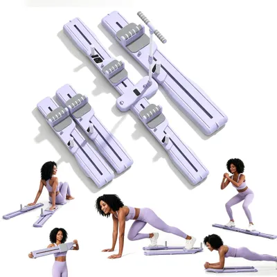 Immagine prodotto di Macchina Pilates Reformer, Fitnessboard e set di attrezzature Pilates, fasce di resistenza, tavoletta di equilibrio per l'allenamento di tutto il corpo, con attrezzatura per esercizi addominali