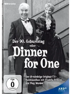 Obrázek produktu pro DVD - Dinner for One oder: Der 90. Geburtstag - der Kultfilm zu Silvester