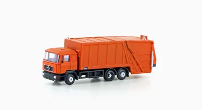 Produktbild von Minis LKW MAN F90 Müllwagen neutral, orange LC4660