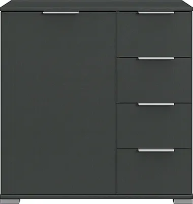 Produktbild von Schlafzimmer Kommode in graphit ELSTRA-43, B/H/T ca. 81/83/41 cm