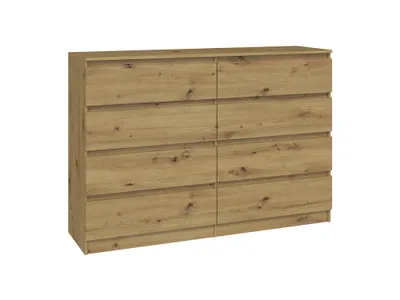 Obrázek produktu pro Topeshop M8 140 ARTISAN, Dub, 8 zásuvka/zásuvek, Dřevotřískové desky, Jednobarevný, Moderní, Dřevotřískové desky