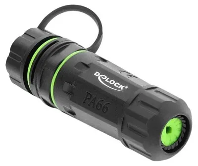 Immagine prodotto di Connettore per cavo RJ45 Cat. 6 con filettatura IP68 per uso esterno