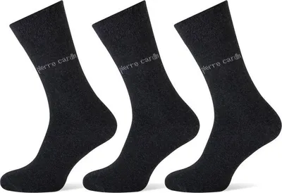 Produktbild von Pierre Cardin Herren Socken 3 Pack Freizeitsocken Alltagssocken Grau Gr.43-46
