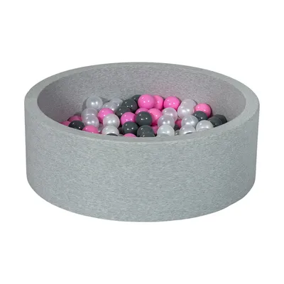 Produktbild von Bällebad Spielplatz + 150 Perlenbälle, hellrosa, grau