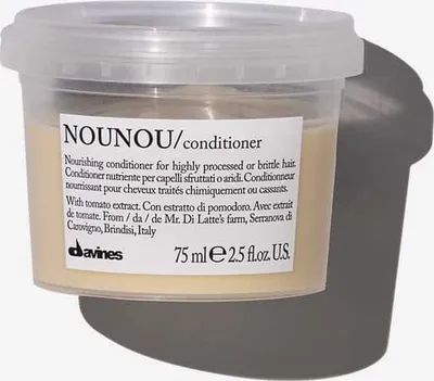 Produktbild von Davines Nounou Conditioner, Frauen, Sprödes Haar, Gefärbtes Haar, Entwirren, Feuchtigkeitsspendend, Nährend, Schutz, Weichmachend, 75 ml, Behälter, AQUA / WATER / EAU, CETEARYL ALCOHOL, GLYCERIN, BEHENTRIMONIUM CHLORIDE, CETYL ALCOHOL,...