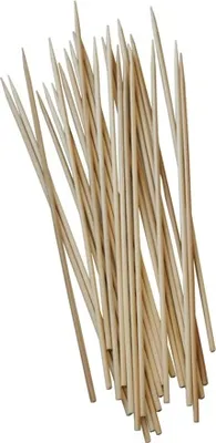 Produktbild von PAPSTAR Schaschlikspieße aus Bambus "pure" Ø 3 mm, 25 cm lang | Folie (1000 Stück)