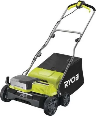 Obrázok produktu pre Vertikutátor a prevzdušňovač 2 v 1 RYOBI 18 V bezkefový, Ø 35 cm, 2 batérie 4,0 Ah, nabíjačka RY18SFX35A-240