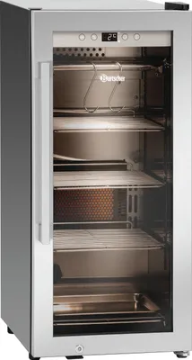 Produktbild von Dry Age Schrank 63L Schwarz, UV-Licht, Aktivkohlefilter, 3-fach UV-Filterglas, 395x542x878mm