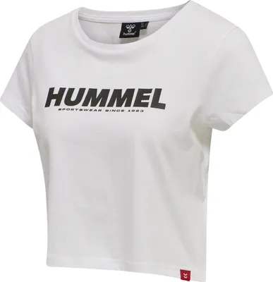 Produktbild von HUMMEL hmlLEGACY WOMAN CROPPED T-SHIRT, WHITE/BLACK, XS
