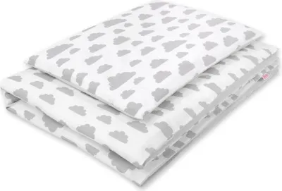 Produktbild von Baby-Bettwäsche-Set – Bettbezug aus Baumwolle – weich und hautfreundlich für die Bettwäsche