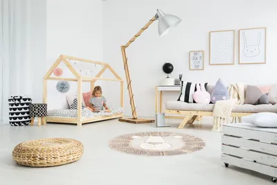 Produktbild von Kinderteppich Rund KNUT, "Löwe" Braun, Ø120 cm