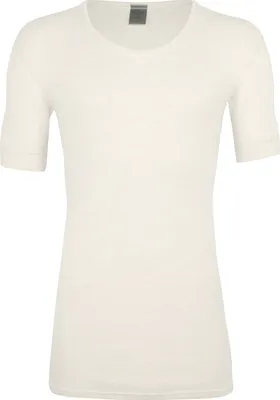Produktbild von wobera Angora Herren-Unterhemd oder T-Shirt mit halbem Arm oder T-Shirt und 50% Angora/30% Schurwolle/20% Polyamid (Gr. 5/S, Farbe: naturweiß)