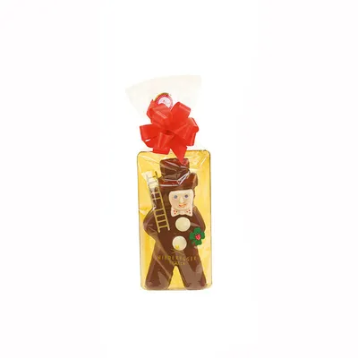 Zdjęcie produktu dla Niederegger marcepanowa figurka kominiarza z ciemnej czekolady 125g
