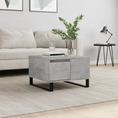 Produktbild von The Living Store Couchtisch Betongrau 55x55x36,5 cm Holzwerkstoff