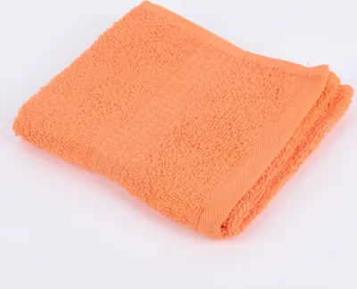 Produktbild von Qualitätsfrottee Handtuch 100% Baumwolle 500g/qm orange Größe  Gästetuch 30 x 50 cm