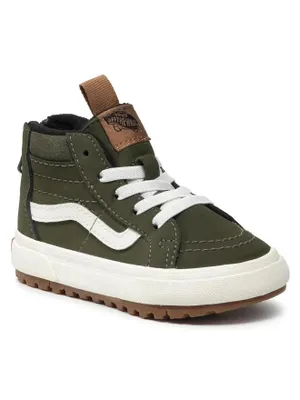 Produktbild von Vans Kinder Jungen Hohe Sneaker Sk8-Hi Zip Mte-1 Olivgrün Gr.22,5