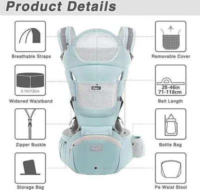 Immagine prodotto di Borsa porta bebè/marsupio per bambini dai 3 ai 30 mesi