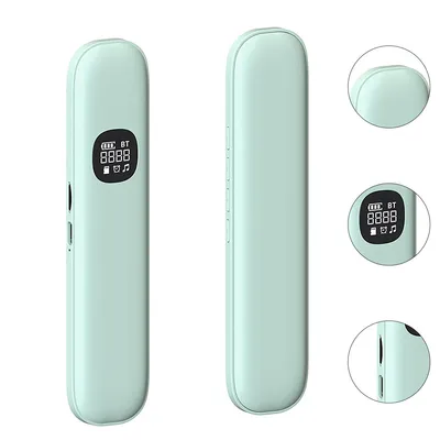 Produktbild von Bluetooth Pillow Speaker unter Kissen, Bone-Conduction Schlafhilfe, 11 White Noise Sounds, 400mAh, TF-Karten kompatibel, Automatischer Timer, Leise & Tragbar (Grün)