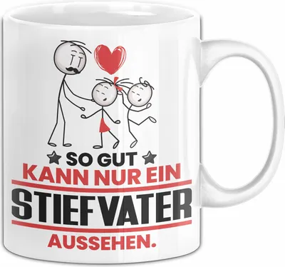 Produktbild von Stiefvater Geschenk Tasse So Gut Kann Nur Ein Stiefvater Aussehen Geschenkidee Kaffee-Becher (Weiß)
