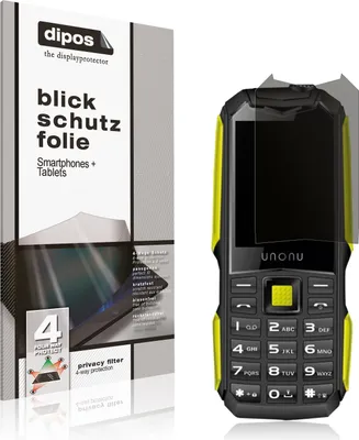Produktbild von Blickschutzfolie für Unonu UR5L matt Schutzfolie Folie Display Schutz dipos