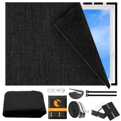 Obrázok produktu pre Zatemňovacie rolety na okná – zatemňovacie a nastaviteľné, 150 x 300 cm
