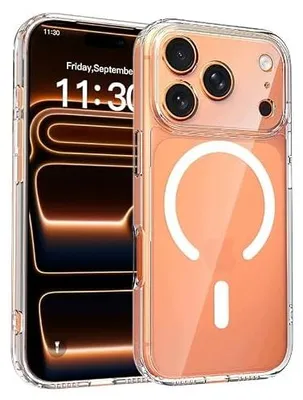 Zdjęcie produktu dla Etui iphone 17 pro max przezroczyste magsafe ochrona aparatu
