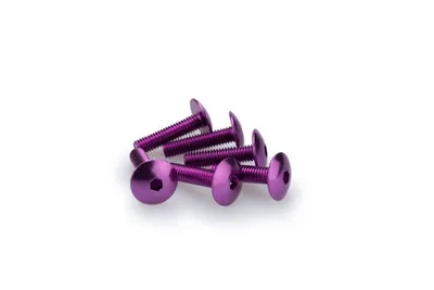 Produktbild von PUIG 0689L Muttern aus Anodisierten Aluminium  passend fuer UNIVERSAL UNIVERSAL Lila