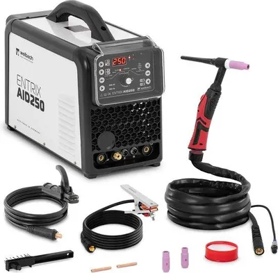 Image de Appareil de soudage TIG Expondo Welbach - AC/DC - MMA - 250 A - 230 V - IGBT - Impulsion - Soudage de l'aluminium