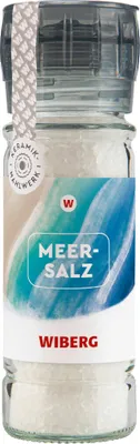 Image de Wiberg Gewürzmühle Sel de mer gros mélange non iodé paquet de 120g