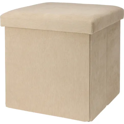 Produktbild von Sitzhocker, faltbar, Cord, 38 x 38 x 38 cm