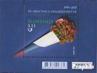 Produktbild von Briefmarken Slowenien 2011 Mi Block56 (kompl.Ausg.) postfrisch 20 Jahre Unabhängigkeit
